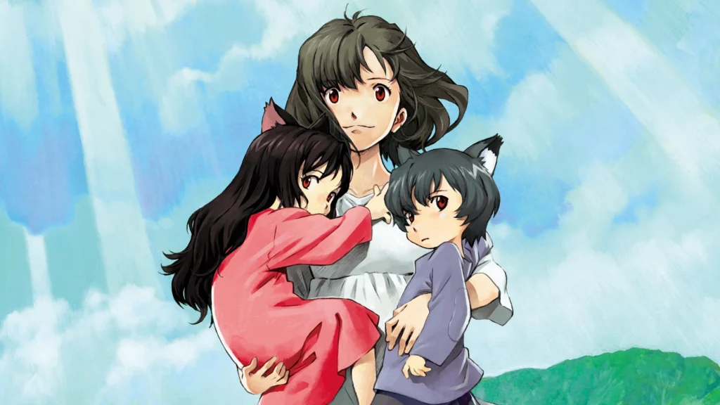 أنمي Wolf Children